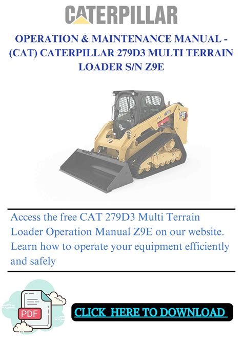 cat 279d3|cat 279d3 operator manual.